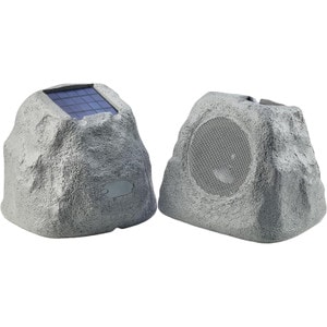Main product image for Gemini GHRK-500LTMS-PR Solar Powered LED Rock Speaker Pair w/ Bluetooth235-105
